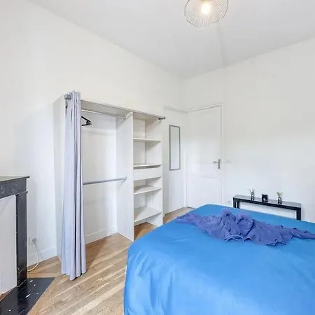 Apartment Cosy Bleu Proche Arena Jo *